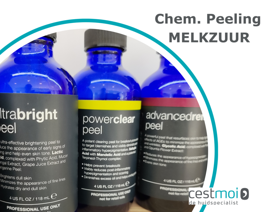 Melkzuur, chemische peeling